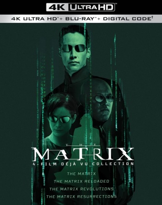 The Matrix 1-4 - 4-Film Déjà Vu Collection (4 4K Ultra HDs + 4 Blu-ray)