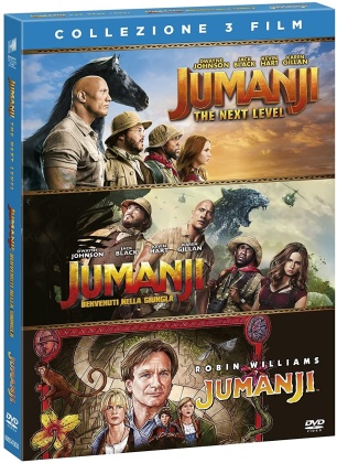Jumanji - Collezione 3 Film - Jumanji / Jumanji - Benvenuti nella giungla / Jumanji - The Next Level (Green Box Collection, 3 DVD)
