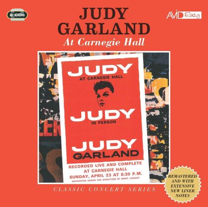 Judy Garland - At Carnegie Hall (2022 Reissue, Avid Records)