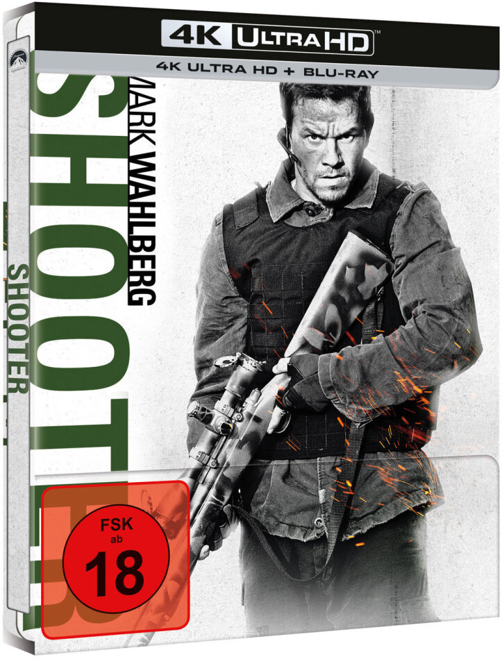 Shooter (2007) (Steelbook, 4K Ultra HD + Blu-ray)