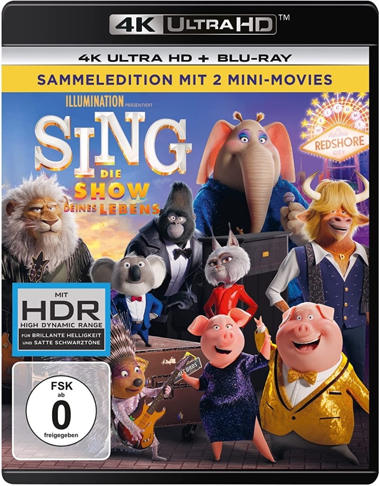 Sing 2 - Die Show deines Lebens (2021) (4K Ultra HD + Blu-ray)