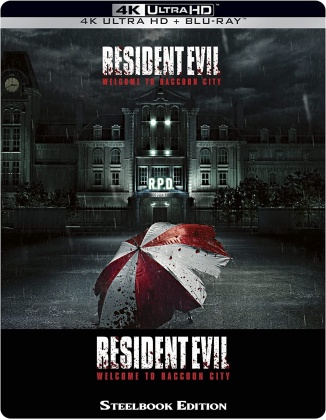 Resident Evil: Welcome to Raccoon City (2021) (Steelbook, 4K Ultra HD + Blu-ray)