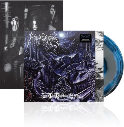 Emperor - In The Nightside Eclipse (2022 Reissue, Half Speed Masters, Black/White/Blue Swirl Vinyl, LP)