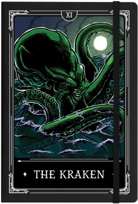 Deadly Tarot Legends: The Kraken - A5 Hard Cover Notebook