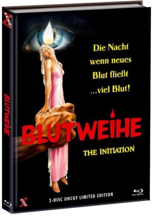 Blutweihe - The Initiation (1984) (Cover A, Édition Limitée, Mediabook, Uncut, Unrated, Blu-ray + DVD)