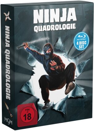 Ninja Quadrologie (Digipack, Uncut, 4 Blu-rays)