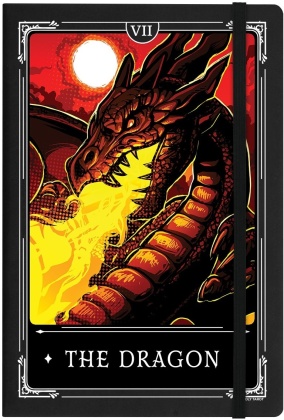 Deadly Tarot Legends: The Dragon - A5 Hard Cover Notebook