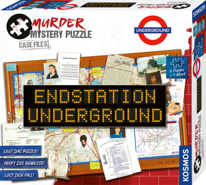 Endstation Underground - 750 Teile Murder Mystery Puzzle