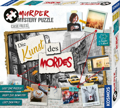Die Kunst des Mordes - 750 Teile Murder Mystery Puzzle