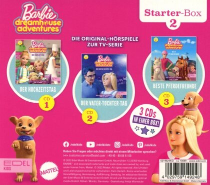 Barbie Dreamhouse Adventures - Barbie - Starter-Box(2)-Folge 4-6 (3 CDs)