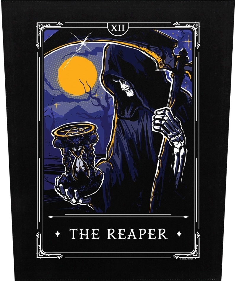 Deadly Tarot Legends The Reaper - Backpatch