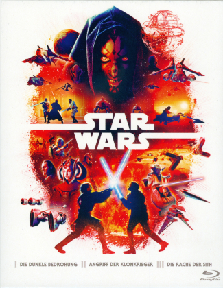 Star Wars Trilogie - Episode 1-3 (Digipack, 6 Blu-rays)
