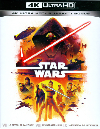 Star Wars Trilogie - Episode 7-9 (Digipack, 3 4K Ultra HDs + 6 Blu-ray)