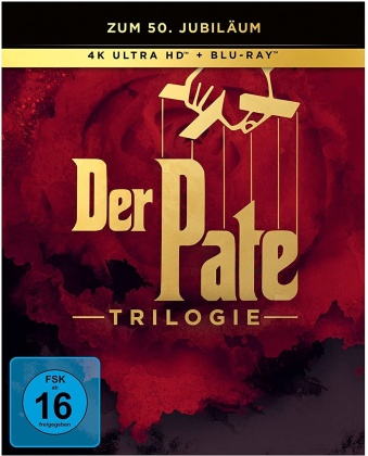 Der Pate - Trilogie (50th Anniversary Edition, 4 4K Ultra HDs + 5 Blu-rays)