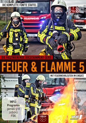 Feuer und Flamme - Mit Feuerwehrmännern im Einsatz - Staffel 5 (2 DVDs)