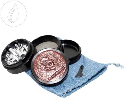 Dragon Grinder 4-teilig Leather Black 55mm