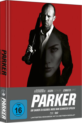 Parker (2013) (Cover B, Limited Edition, Mediabook, Blu-ray + DVD)