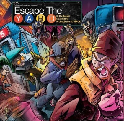 El Da Sensei & Nord1kone - Escape The Yard (Clear Splatter Vinyl, LP)