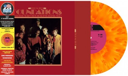 Foundations - Baby Now That I've Found You (2022 Reissue, Culture Factory, Marble Red & Orange Vinyl, LP)