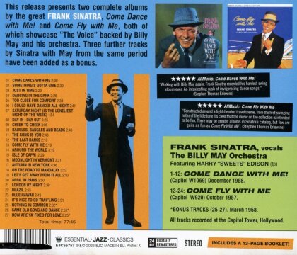 Frank Sinatra - Come Dance With Me! + Come Fly With Me (2022 Reissue, Essential Jazz Classics, Bonustracks)