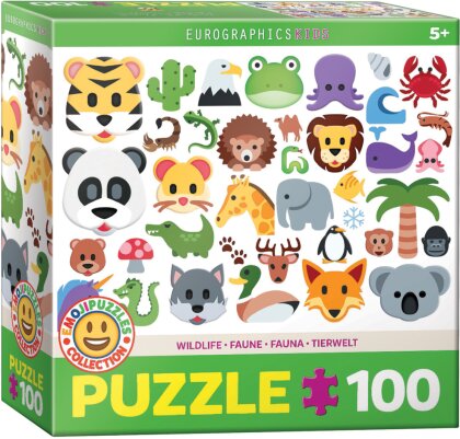 Emojipuzzle-Wildtiere (Puzzle)