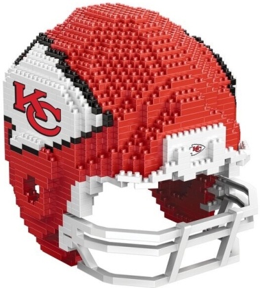 Kansas City Chiefs - NFL - 3D BRXLZ Replikat Helm