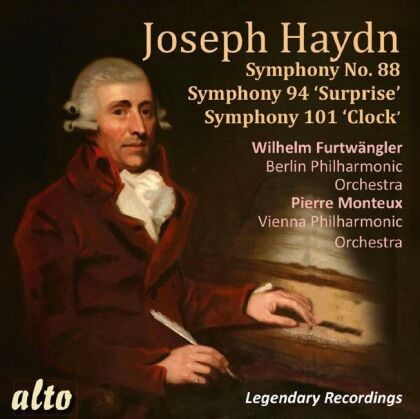 Joseph Haydn (1732-1809), Wilhelm Furtwängler, Pierre Monteux, Berliner Philharmoniker & Wiener Philharmoniker - Symphonies 88, 94, 101