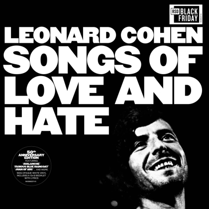 Leonard Cohen - Songs Of Love And Hate (2022 Reissue, 50th Anniversary Edition, LP)