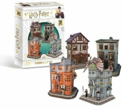 Harry Potter Diagon Alley: Complete Collection - 273 Piece 3D Jigsaw Puzzles