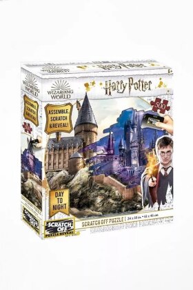 Harry Potter: Hogwarts Day To Night - Scratch Off Puzzle 500pc