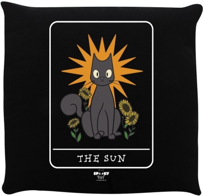 Spooky Cat Tarot: The Sun - Cushion