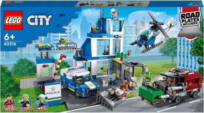 Polizeistation - Lego City, 668 Teile,
