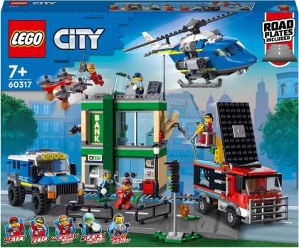 Banküberfall mit Verfolgungsjagd - Lego City, 915 Teile,