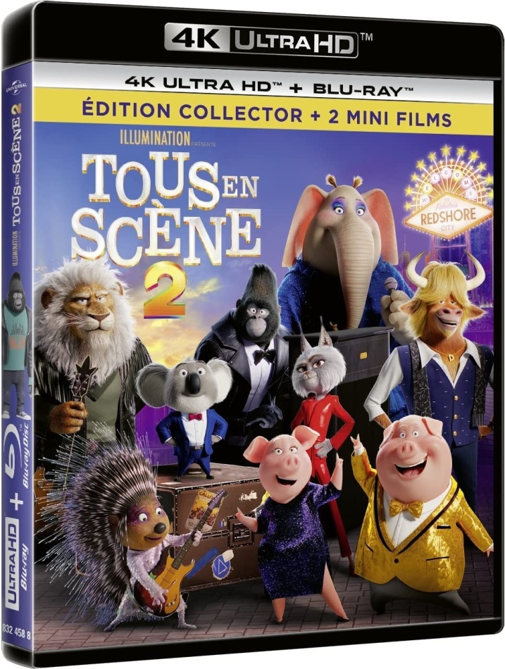 Tous en scène 2 (2021) (Collector's Edition, 4K Ultra HD + Blu-ray)