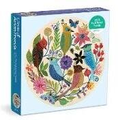 Circle of Avian Friends 1000 Piece Round Puzzle