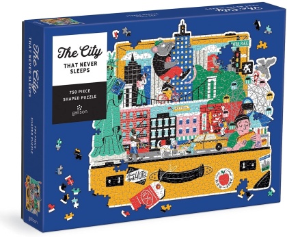 The City That Never Sleeps - 750 Piece Shaped Puzzle