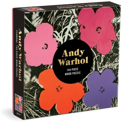 Andy Warhol: Flowers - 144 Piece Wood Puzzle