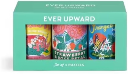 Ever Upward - Set of 3 100-Piece-Puzzles in Tins