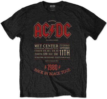 AC/DC Unisex T-Shirt - Minnesota '80