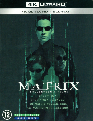 The Matrix 1-4 - Collection 4 Films (4 4K Ultra HDs + 7 Blu-ray)