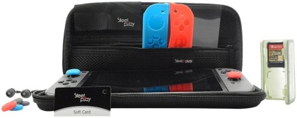 STEELPLAY Switch 11 in 1 Carry & Protect Kit, + 2 Free Joypad Cases