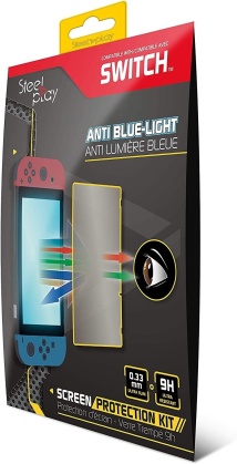 STEELPLAY Screen Protection Kit Switch - Anti Blue Light, 9H, Tempered Glass