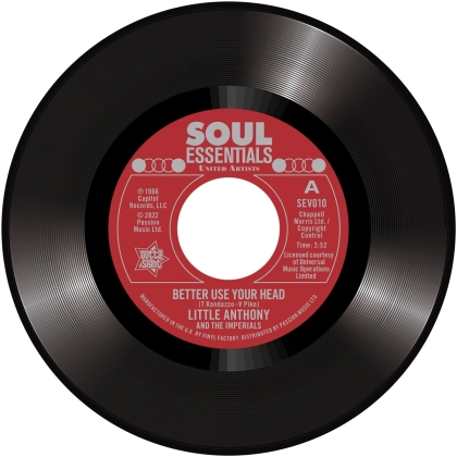 Little Anthony & The Imperials - Better Use Your Head/Gonna Fix You Good (7" Single)