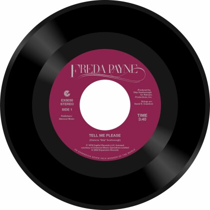 Freda Payne - Tell Me Please/I Get High (On Your Memory) (7" Single)