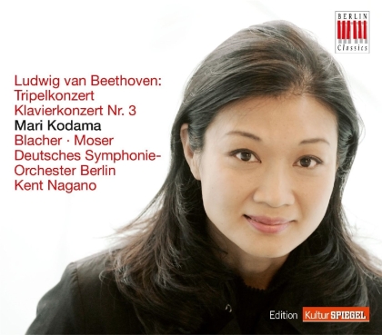 Ludwig van Beethoven (1770-1827), Kent Nagano & Mari Kodama - Klavierkonzert 3 / Tripelkonzert