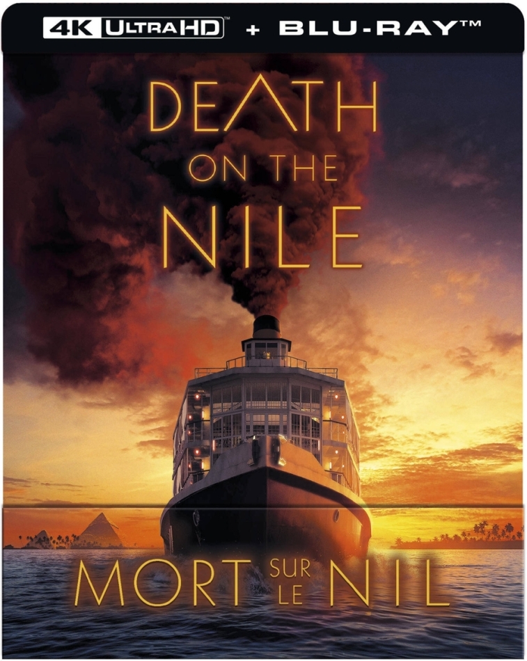 Death on the Nile - Mort sur le Nil (2022) (Limited Edition, Steelbook, 4K Ultra HD + Blu-ray)