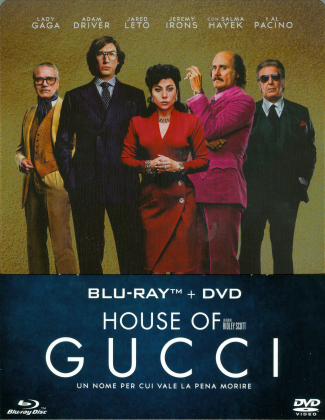 House of Gucci (2021) (Steelbook, Blu-ray + DVD)
