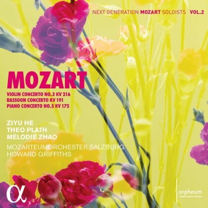Ziyu He, Theo Plath, Mélodie Zhao, Wolfgang Amadeus Mozart (1756-1791), Howard Griffiths, … - Violin Concerto 3 KV216, Bassoon Concerto KV191, - Piano Concerto 5 KV175