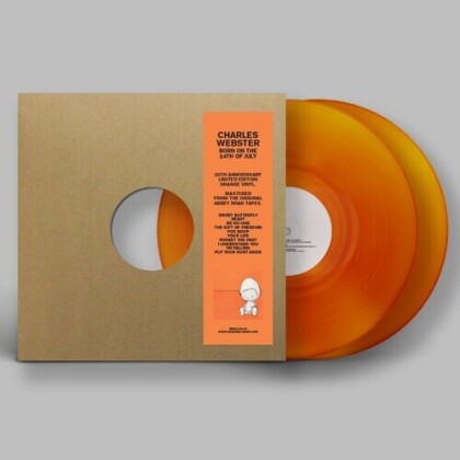 Charles Webster - Born On The 24Th Of July (2022 Reissue, Transparent Orange Vinyl, 2 12" Maxis)
