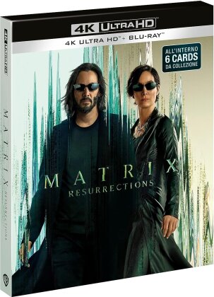 Matrix Resurrections - Matrix 4 (2021) (+ Card Collection, 4K Ultra HD + Blu-ray)